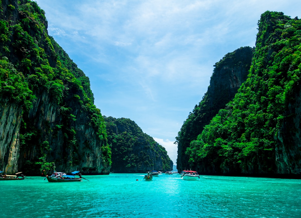 Phi Phi Islands turquoise lagoon